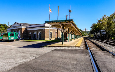 Southern Railways Station, site of the 1961 college student attack, along the Anniston Civil Rights Trail