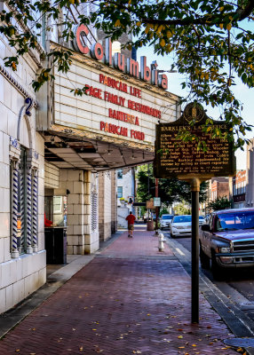 Marquee for the Columbia Theater in Paducah Kentucky