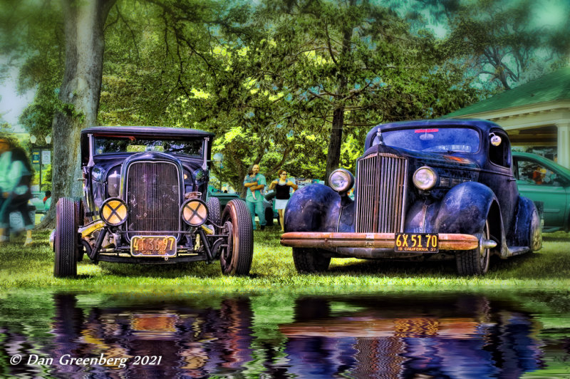 1929 Ford, 1937 Packard