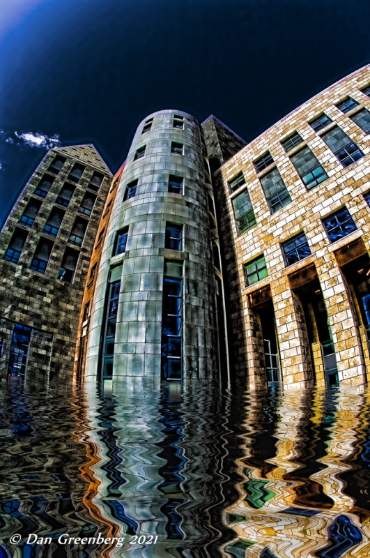 Denver Public Library - Warped and Flooded