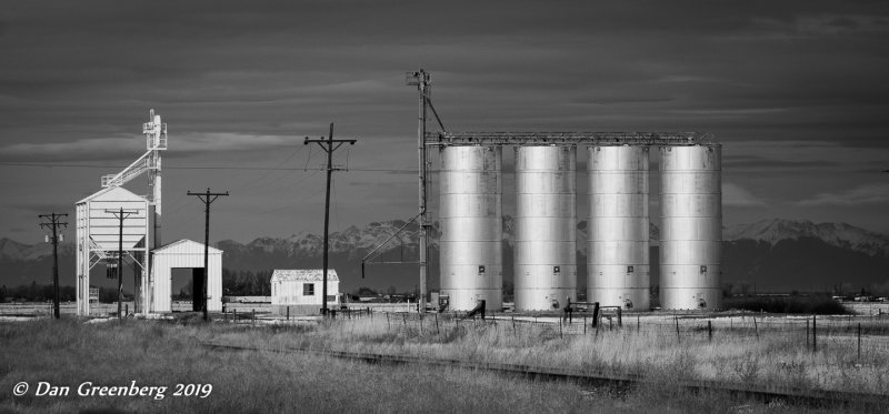 Four Grain Bins