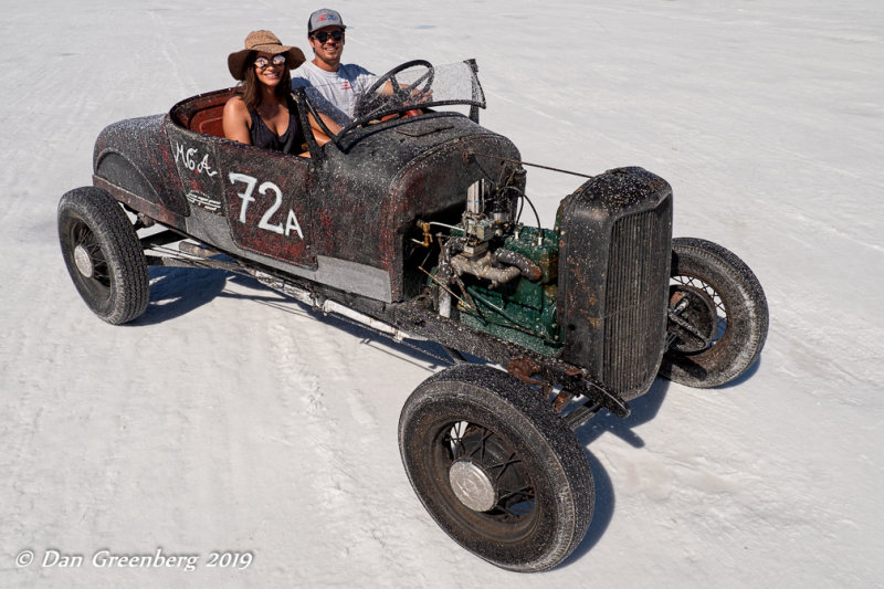 Justin and Adrianna in their 1927 Ford