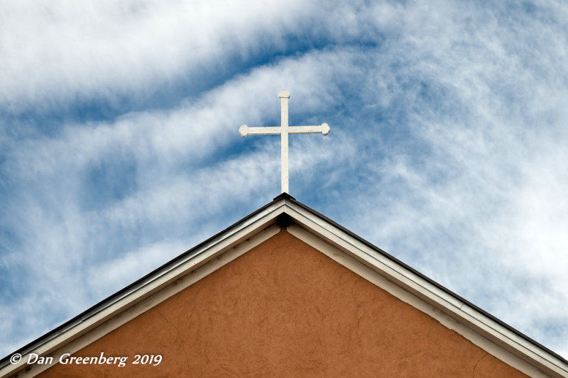 Cool Clouds and a Crucifix 