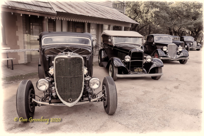Five Old Fords