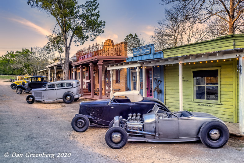 Hot Rods Late Afternoon