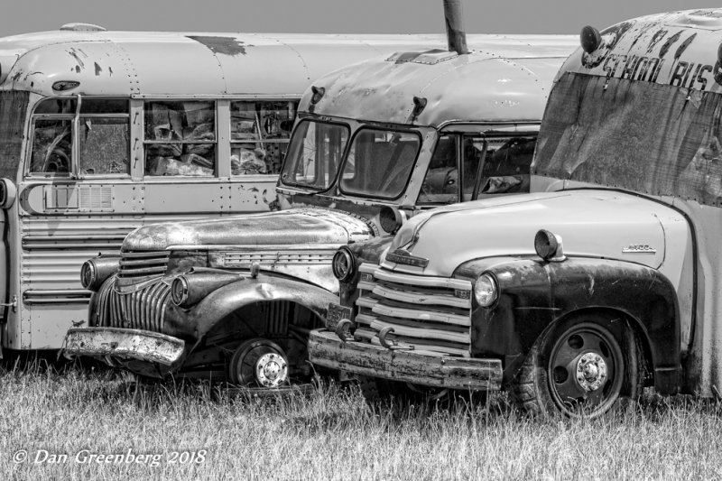 Old Chevy School Buses