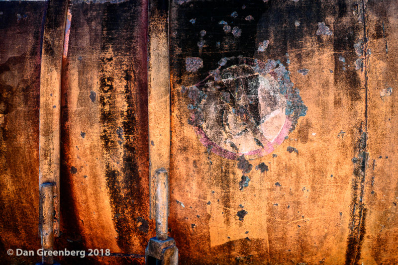 Rusted Tanker Car Abstract #2