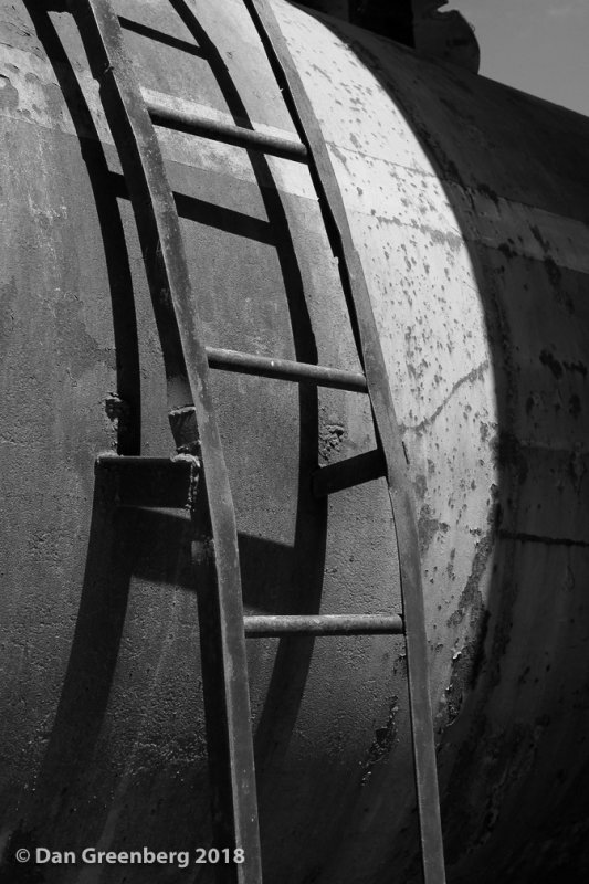 Rusted Tanker Car Abstract #3