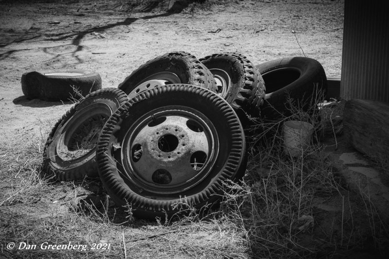 Old Truck Tires and Wheels