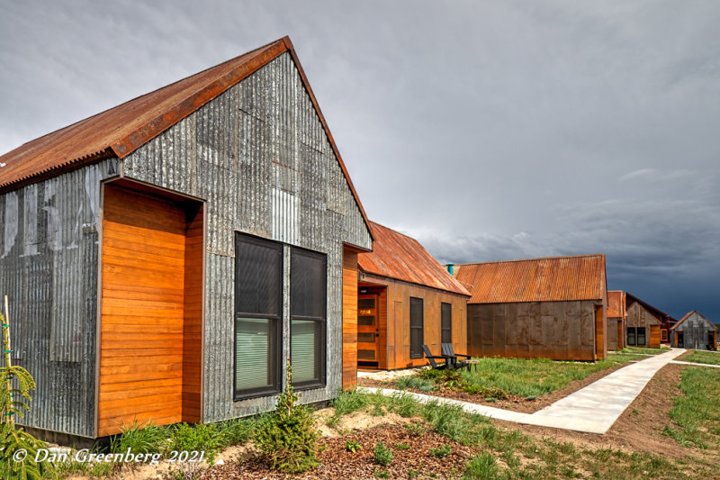 New Houses Made With Old Metal