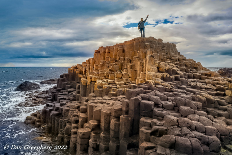 Carly at the Giants Causeway
