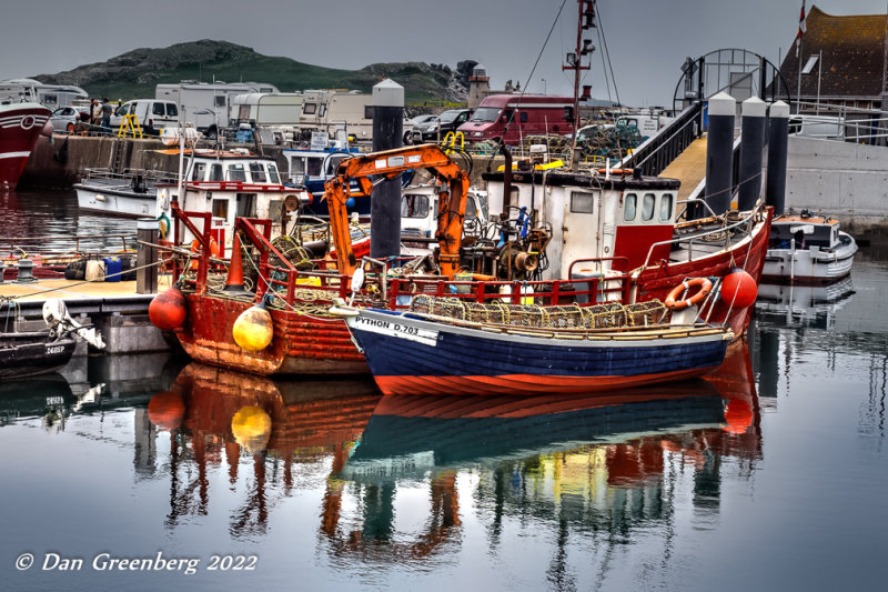 Anchored Fishing Boats