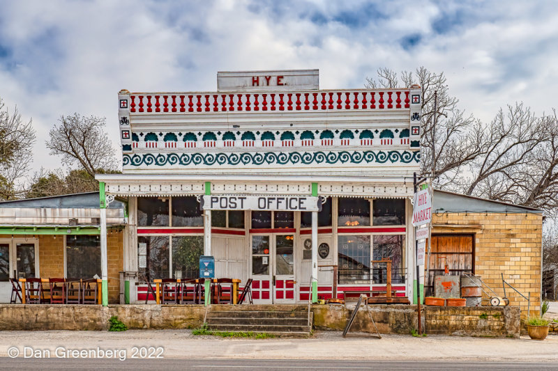 Post Office, Market and a Restaurant