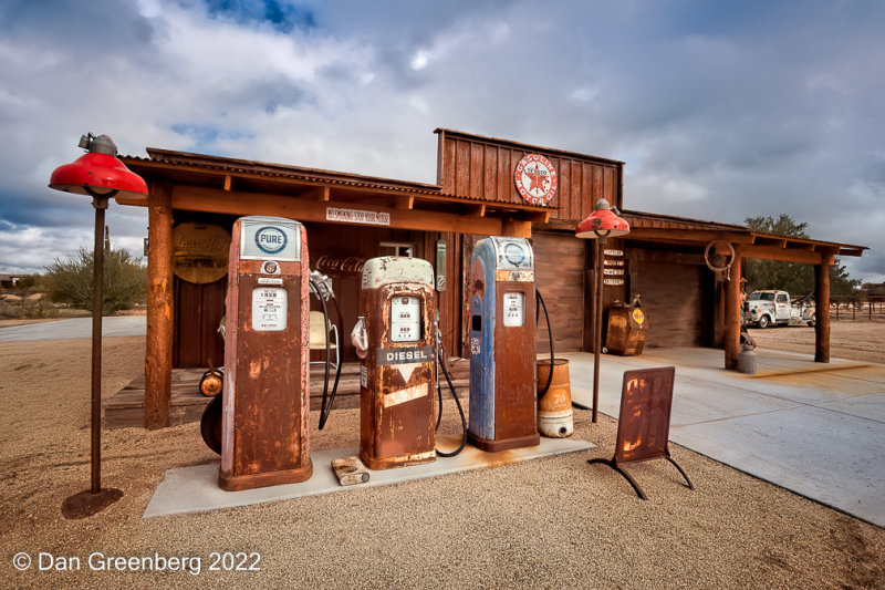 Home Made Vintage Gas Station