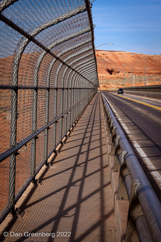 On top of the Glen Canyon Dam