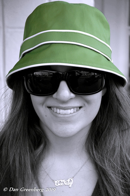 The green hat
