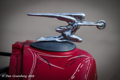 Packard Ornament on 1937 Chevy Truck