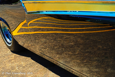 Parking Lot Lines Reflected