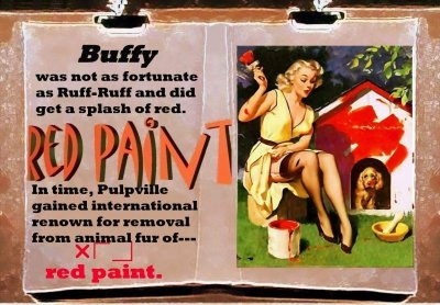 Buffy or She did paint the doggy