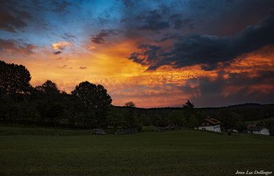 Coucher de soleil