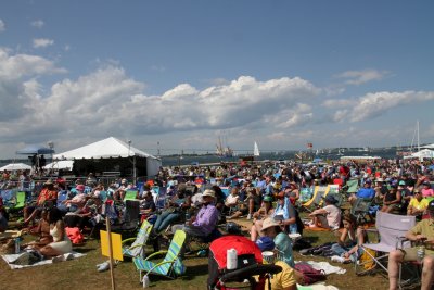 Newport Jazz on a sunny day