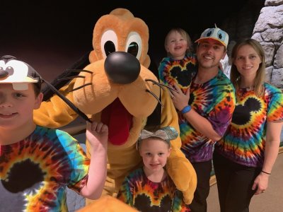 Garrett family Disney Land 2019