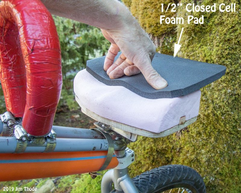 1/2 Foam padding