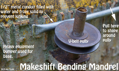 Makeshift Bending Mandrel