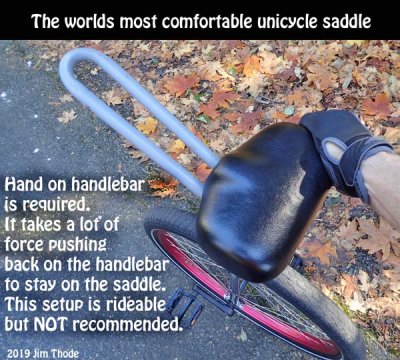The worlds most comfortable uni saddle