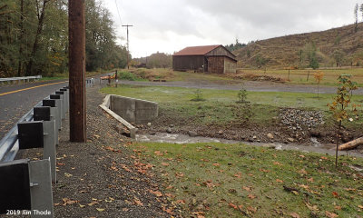 In 2019 the Frase Creek culvert was replaced