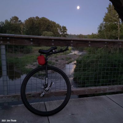 Ride the Willapa 2021 Started under moon light