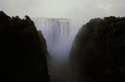 Victoria Falls as seen from the Zimbabwe Side 