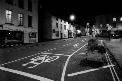 Chepstow town Centre, December 2021