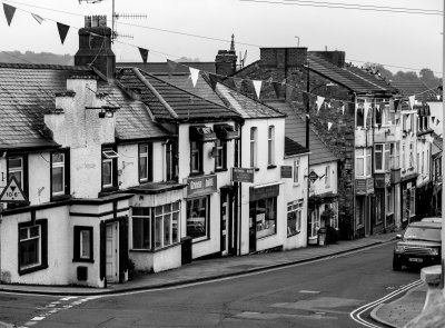 Chepstow town Centre, December 2021