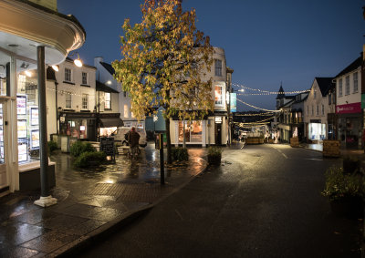 Just before Christmas Chepstow town Centre, December 2021