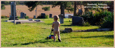 My boy felt like cutting the grass, and it was 100 degrees outside. It made sense to him, to be comfortable. 