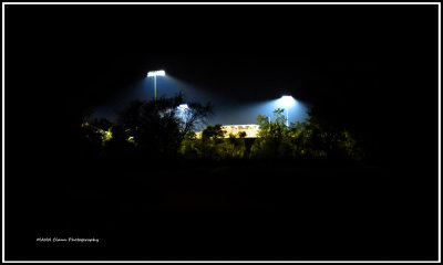 Night Game from Afar