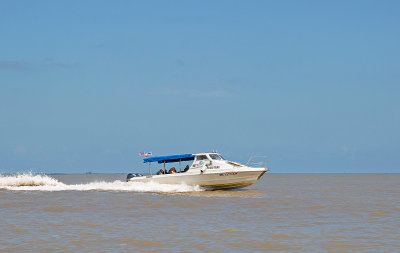 Speedboat from Sandakan to Sukau
