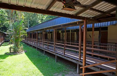 A Longhouse where we lived during our stay