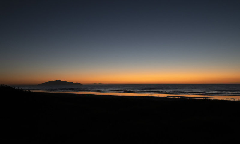 19 March 2021 - Otaki Beach after sunset