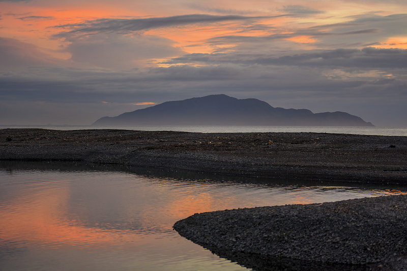 8 May 2021 - sunset time at Otaki River