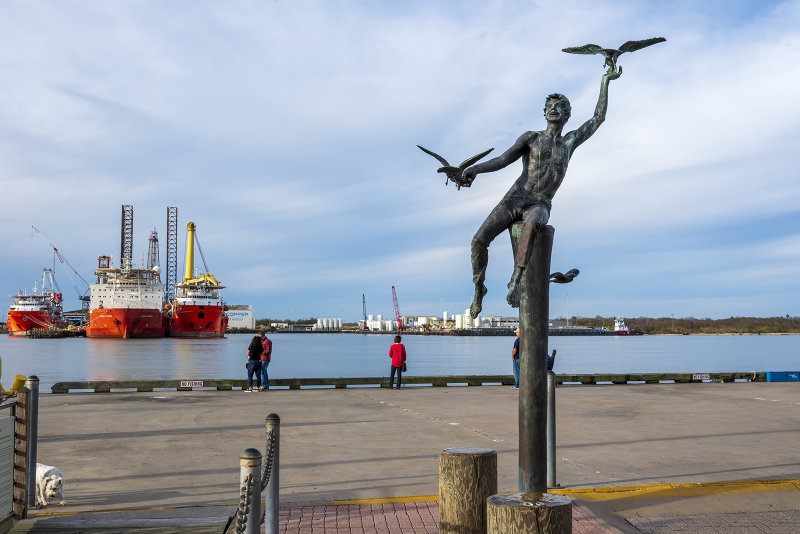 Charles Park Sculpture in Galveston