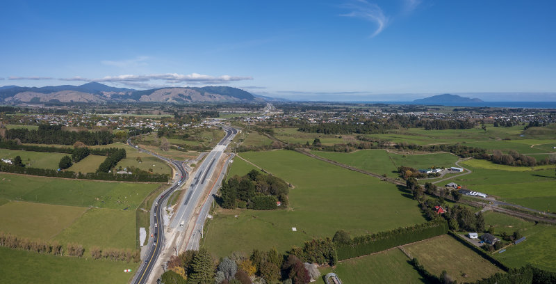 13 May 2022 - Expressway progress just North of Otaki