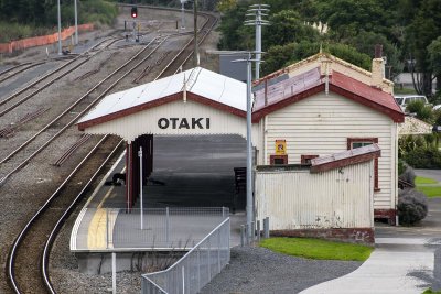 Otaki Station - can be a long wait between trains