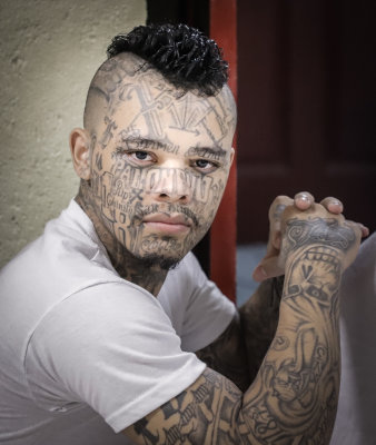 Hands Of GOD medical team serving at San Miguel prison members of the Barrio18st gang.