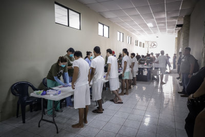 Hands Of GOD medical team serving at San Miguel prison