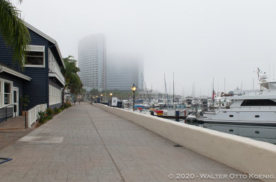 Foggy Morning in Seaport Village
