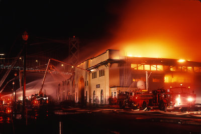 SF Pier fire May 1984