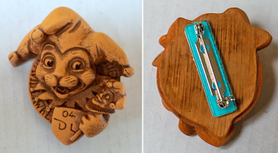 Jester Cat Pin  (2004)