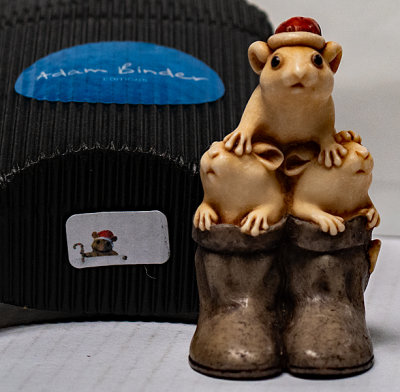 Mice in Boots palm charm